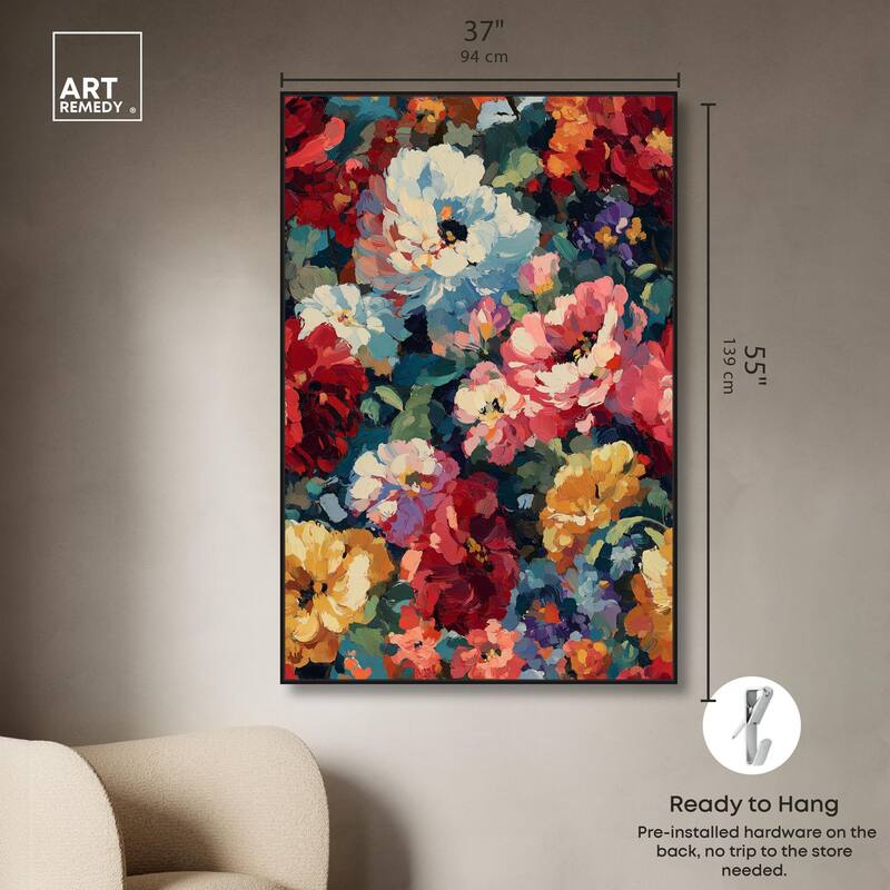 Garden Tapestries I Canvas by Art Remedy