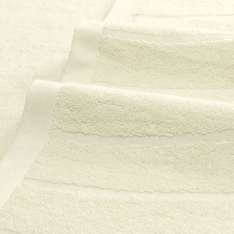Cotton 2 Pcs Bath Towels, Light Weight and Highly Absorbent Towels for Bathroom, Gym, SPA, Yoga 28" x 56" - White