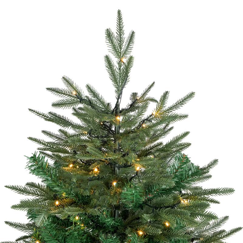 Full Hudson Fir Artificial Christmas Tree 9' Warm White Led - 9 Foot