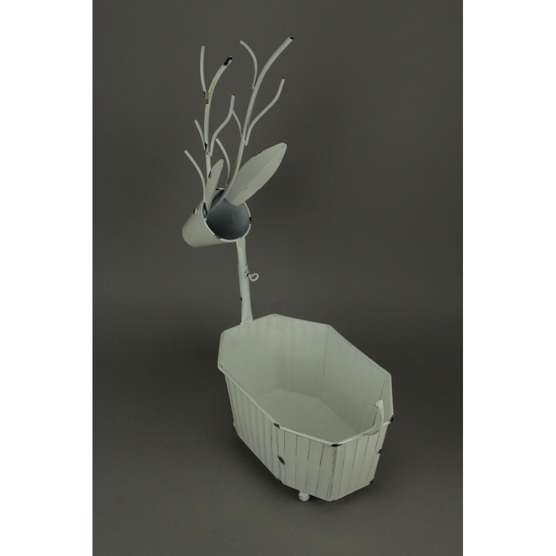Shop Rustic Metal Art Deer Indoor Outdoor Decorative Tub Or
