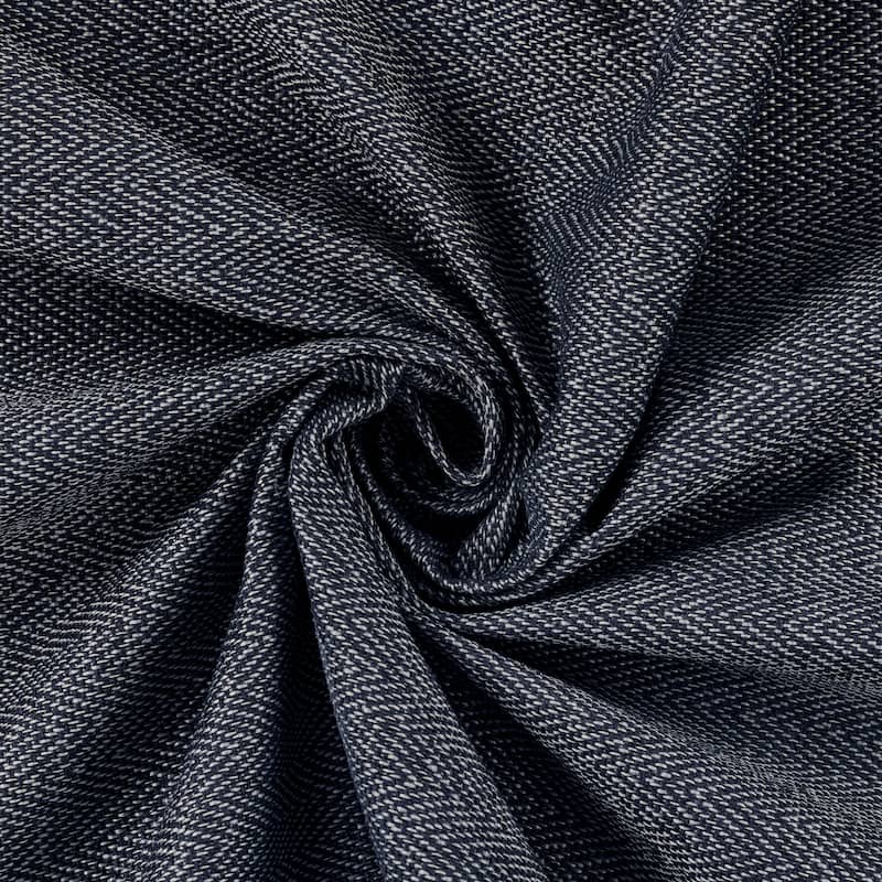 Sun Zero Prescott 2-Piece Herringbone Magnetic Closure Total Blackout Rod Pocket Curtain Panel Pair