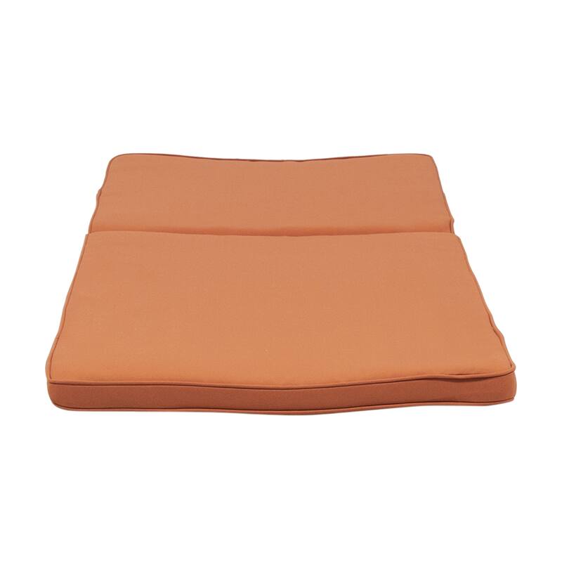 Waterproof Chaise Lounge Cushion Orange Outdoor Patio Furniture Cover