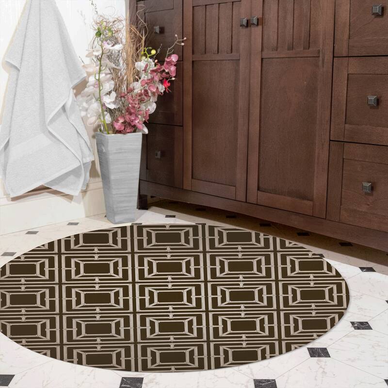 HAMPTON BAMBOO BROWN Bath Rug By Kavka Designs Bed Bath & Beyond