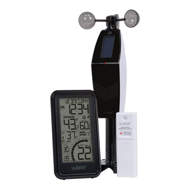 La Crosse 327-1418BW Monochromatic Digital Wind Speed Weather Station