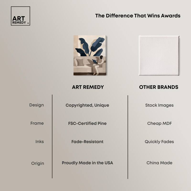 Void Reader II Canvas by Art Remedy, Gallery Wrapped