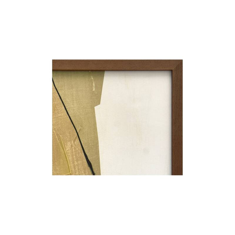 Aurelle Home Abtract Framed Pink & Olive Painting
