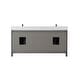 preview thumbnail 98 of 177, Altair Hadiya Bathroom Vanity with Composite Stone Countertop without Mirror