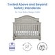 preview thumbnail 16 of 14, Asher 6-in-1 Convertible Crib with Toddler Rail