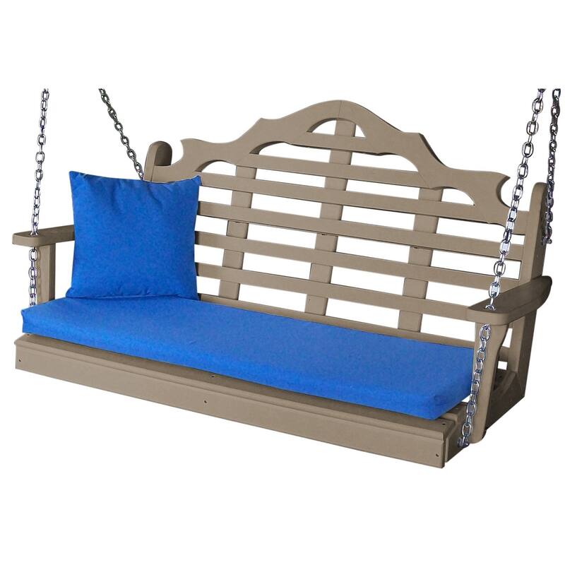 Poly 4' Marlboro Swing - Weathered Wood