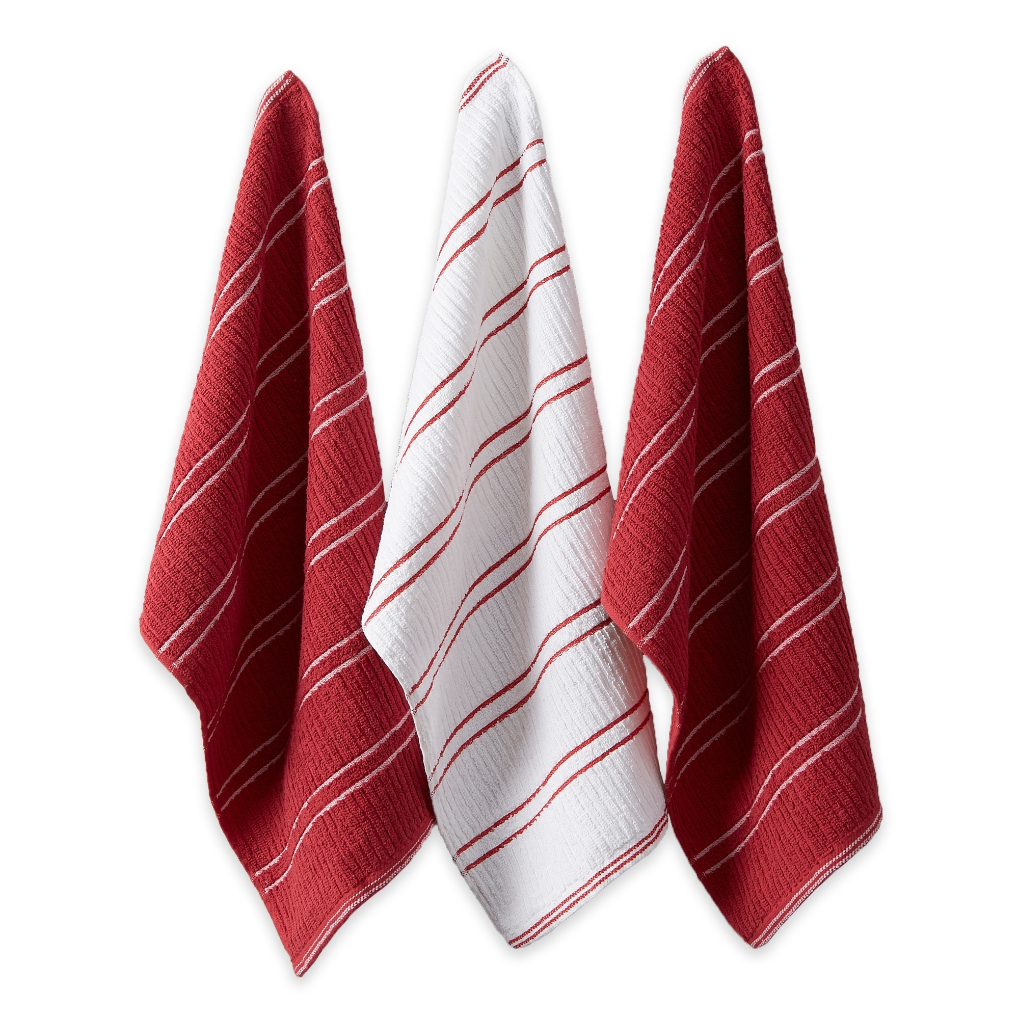 J&M Ribbed Terry Dishtowel & Dishcloth (Set of 8)