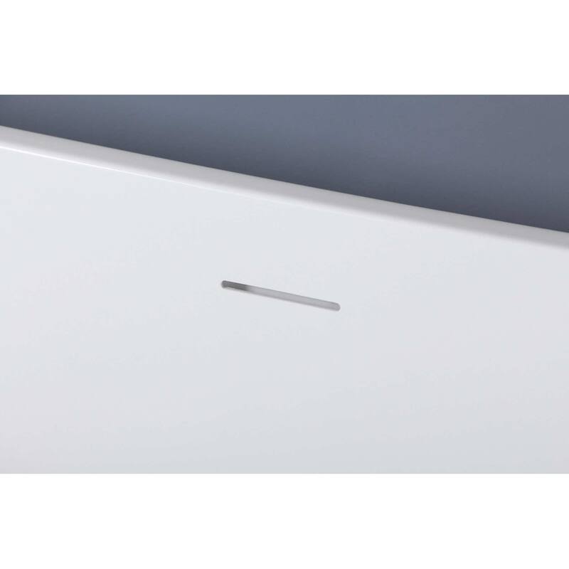 Timothy Soaking Rectangular Bathtub in Glossy White