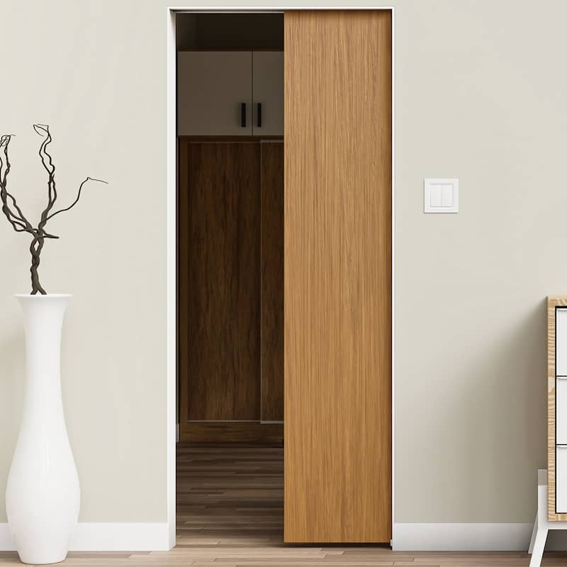 Pocket Sliding Door Hardware KIT and Frame Heavy Duty with Soft Close