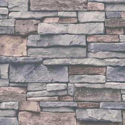 Galerie Wallcoverings Bricks and More Collection Sandstone Splendour Motif Matte Finish Vinyl on Non-woven Wallpaper Roll