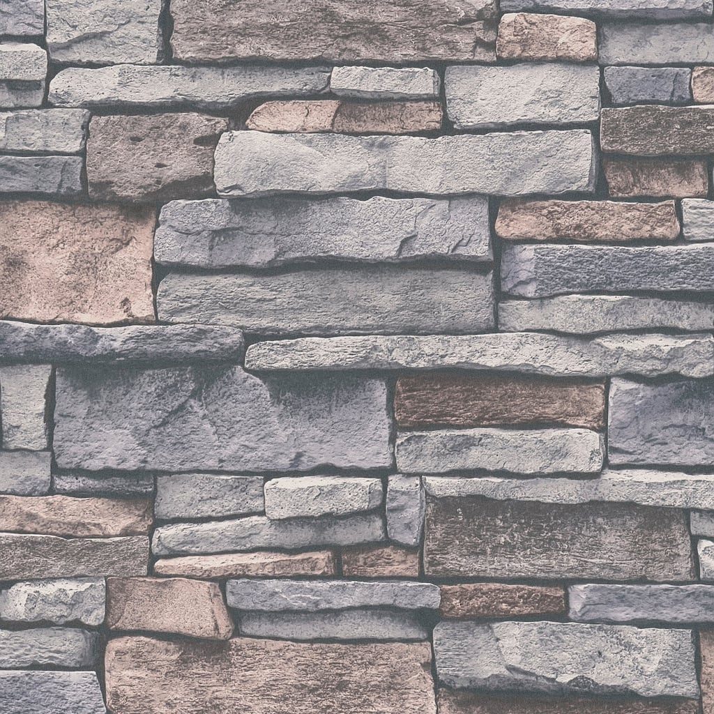 Galerie Wallcoverings Bricks and More Collection Sandstone Splendour Motif Matte Finish Vinyl on Non-woven Wallpaper Roll