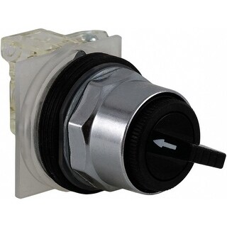 Non-Illuminated Selector Switch: 30 mm Size, 3 Position, Metal, 1NO/1NC ...