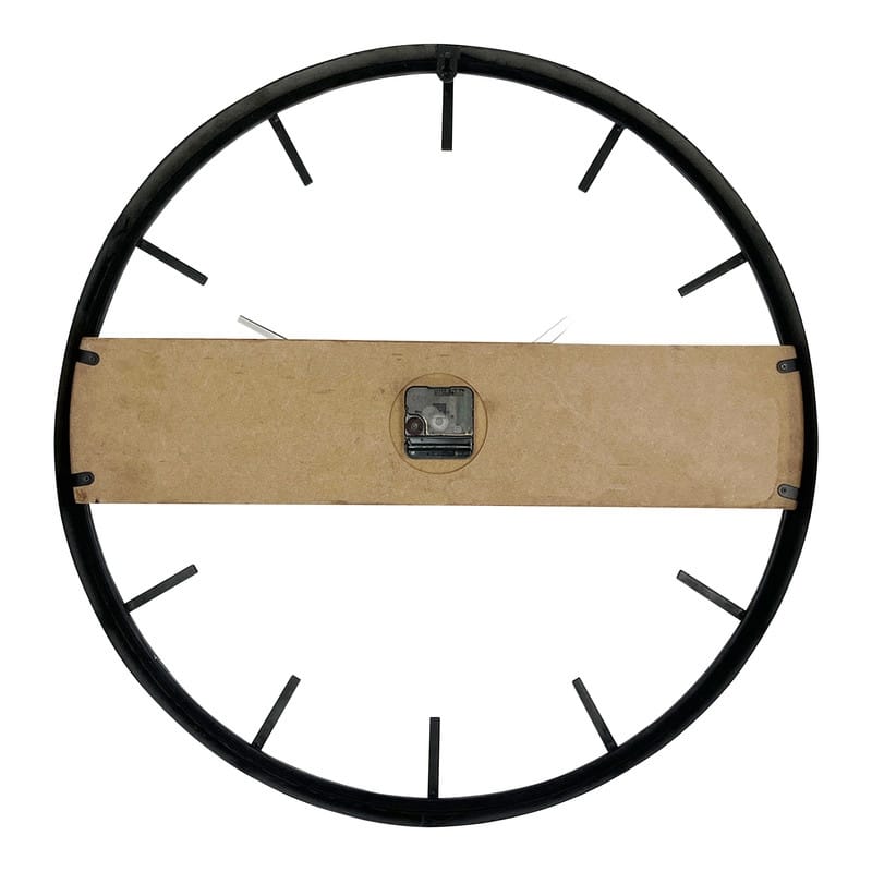 Leilani Metal Contemporary Morocan Wall Clock - 23.75"H x 23.75"W x 1.5"D