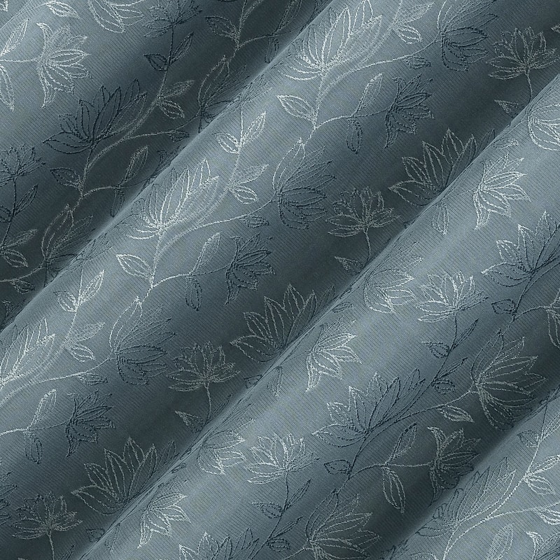 Sun Zero Bronte Floral Jacquard Total Blackout Rod Pocket 1-Piece Curtain Valance