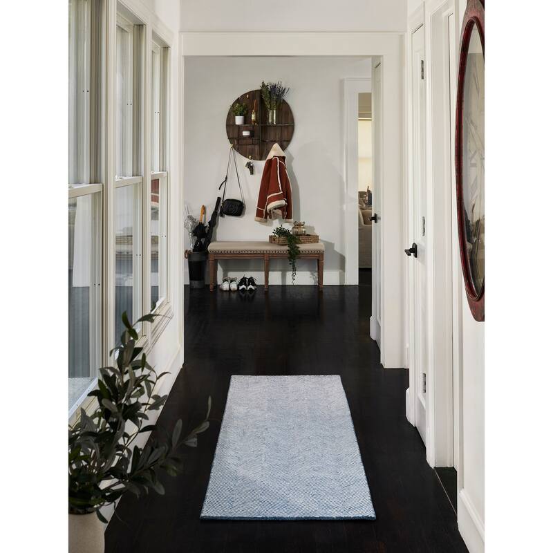 Momeni Charles Hand-tufted Wool Chevron Pattern Area Rug