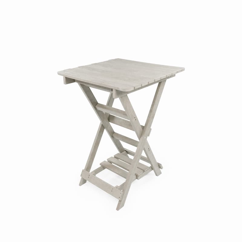 Patagonia Fully Assembled All-Weather Recycled HDPE Outdoor Folding Bar table