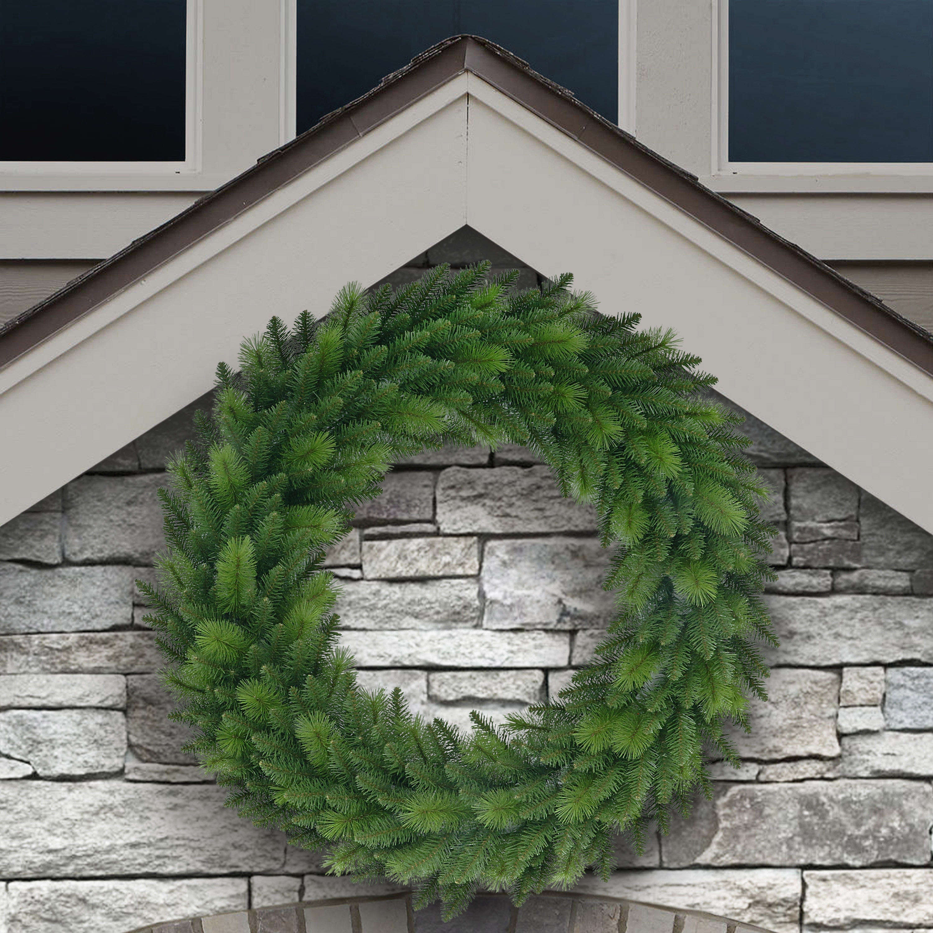 Puleo International 48" Spruce Wreath