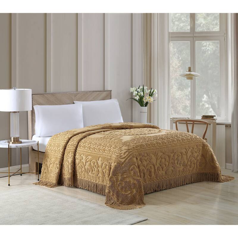 Medallion Chenille Bedspread.
