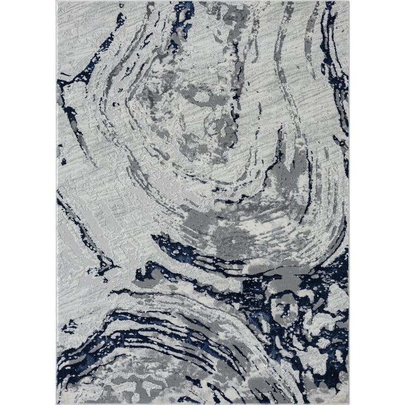 Luxe Weavers Marble Swirl Area Rug, Stain-Resistant Carpet