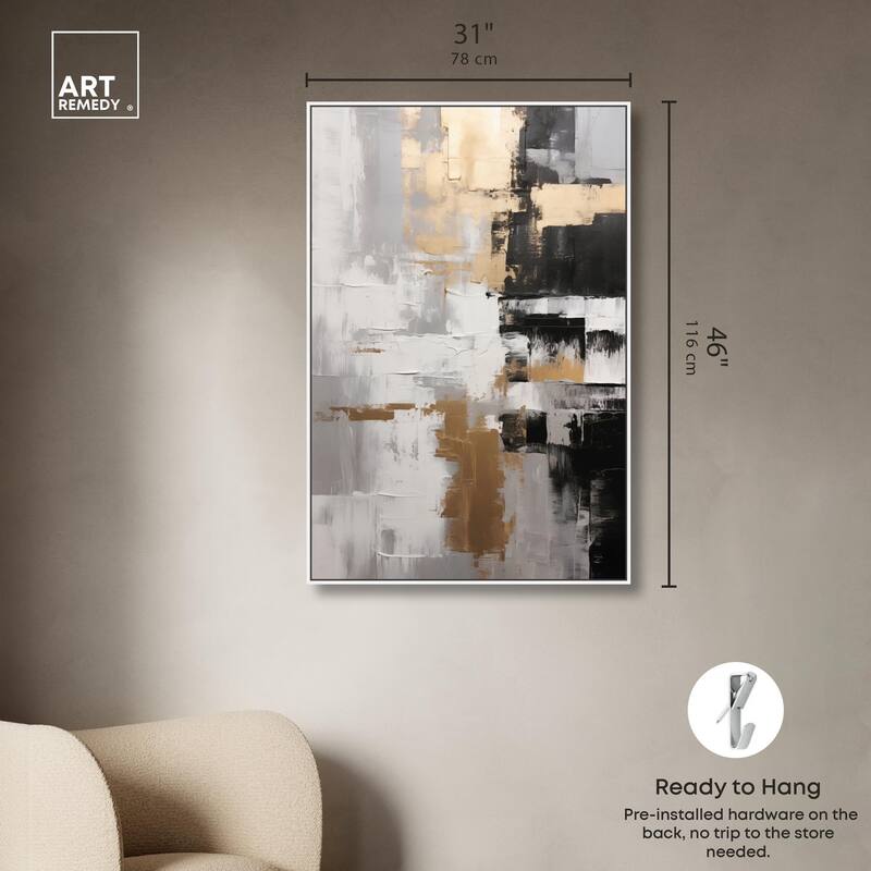 Nocturnal Alloy Canvas by Art Remedy