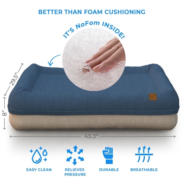 Pup Pup Kitti Plush Orthopedic Breathable Dog Bed Pillow Cushion