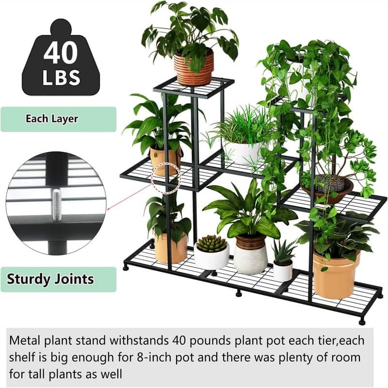 5 Tiers Multifunctional Plant Stands for Indoor Plants