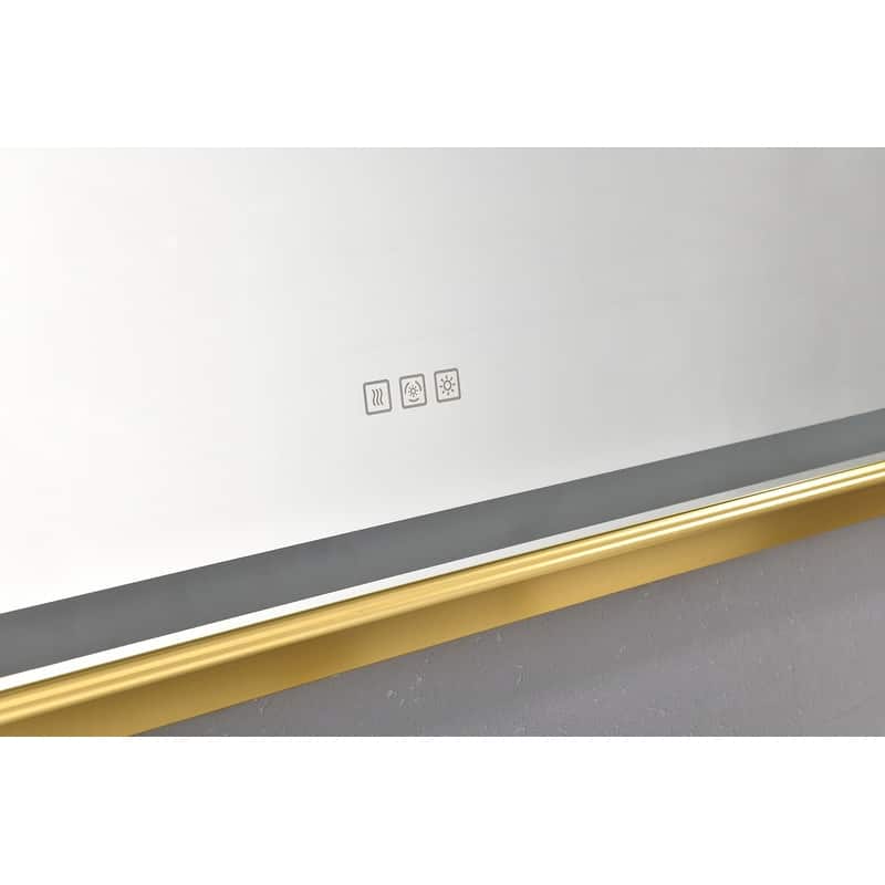 LED Bathroom Mirror with Aluminum Frame