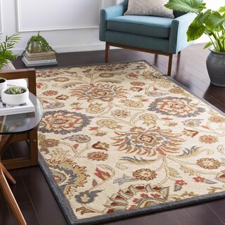 Livabliss Caesar Updated Traditional Paisley Hand Tufted Area Rug.
