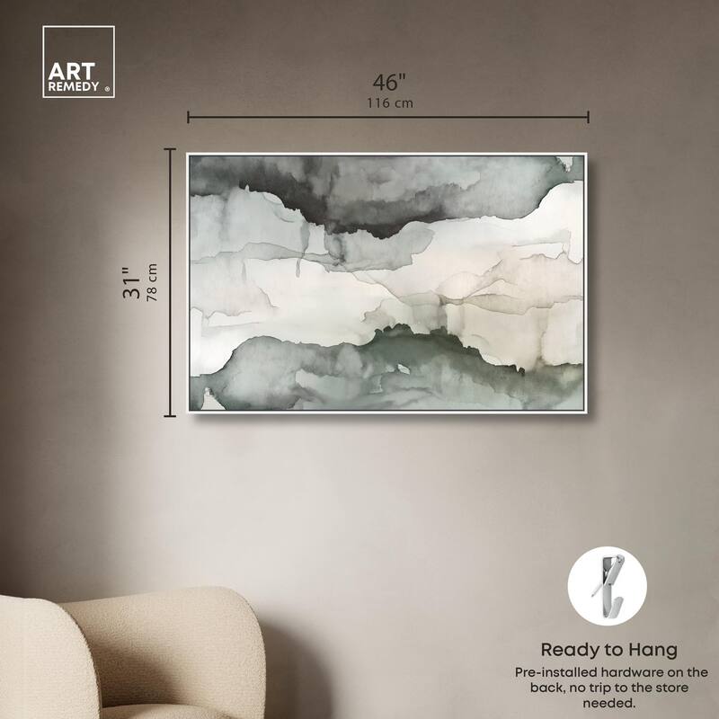 Pigment Flow Canvas by Art Remedy