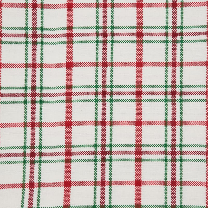 Cotton Plaid Design Runner