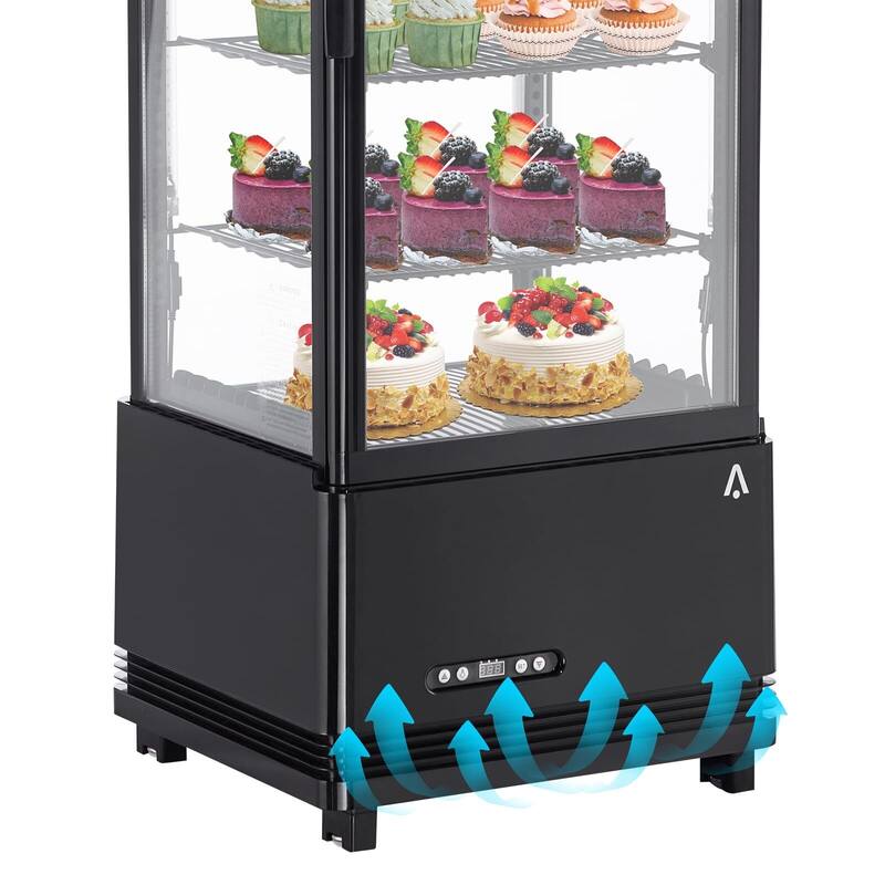 Commercial Display Refrigerator, 3.46 Cu.Ft