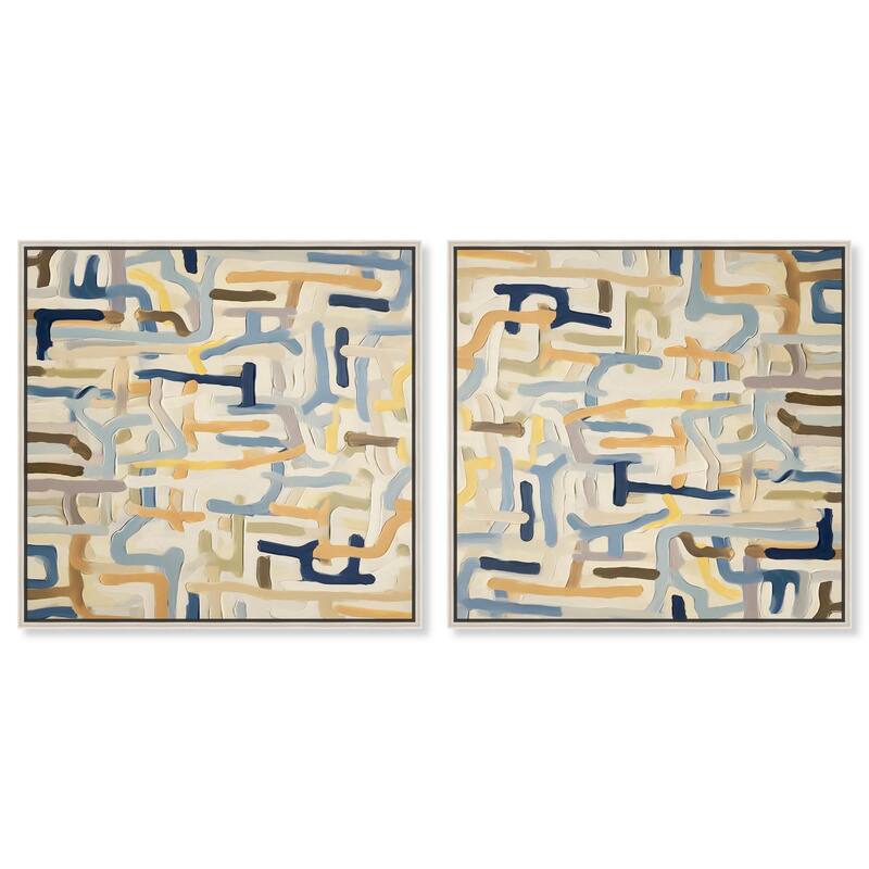 The Cutouts Canvas by Art Remedy - 24" x 36" - Black