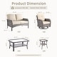 preview thumbnail 42 of 56, XIZZI Outdoor Patio Furniture Wicker Sofa Swivel Chair Set