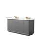 Option Dark Gray, Bronze Trim, Giotto Quartz Top