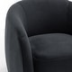 preview thumbnail 18 of 107, SEYNAR Modern Glam Velvet Upholstered 360 Degree Swivel Accent Armchair Set of 2