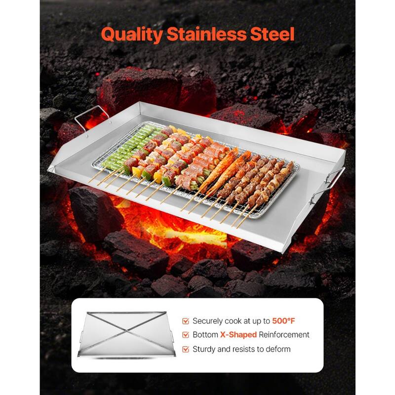 Flat Top Griddle Universal BBQ Grill Pan Cookware