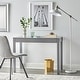 preview thumbnail 2 of 12, Simple Living Ridley Desk Charcoal Grey