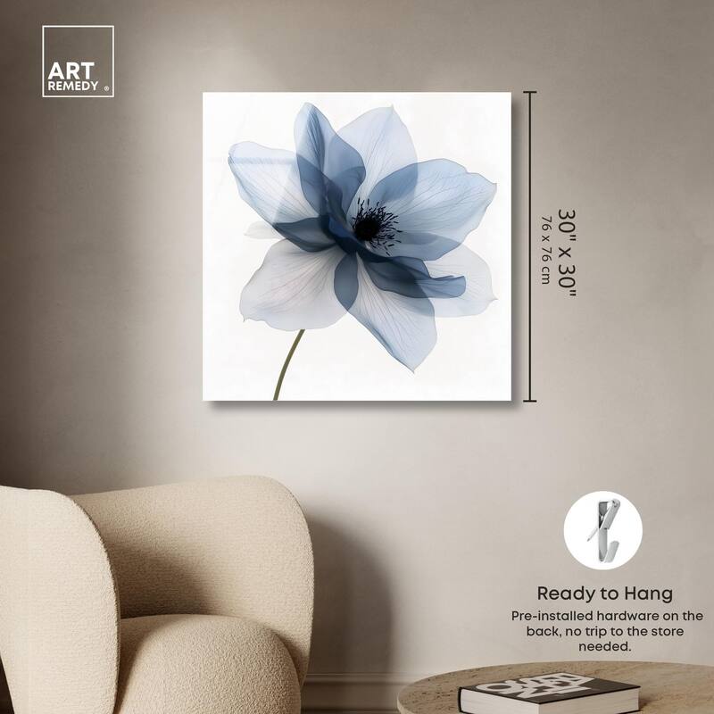 Morning Petalia I Acrylic by Art Remedy, Ready to Hang