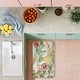 preview thumbnail 5 of 7, Stupell Tropical Flowers & Pineapple Printed Anti-Fatigue Floor Mat, design by Kim Allen, 30"x18"