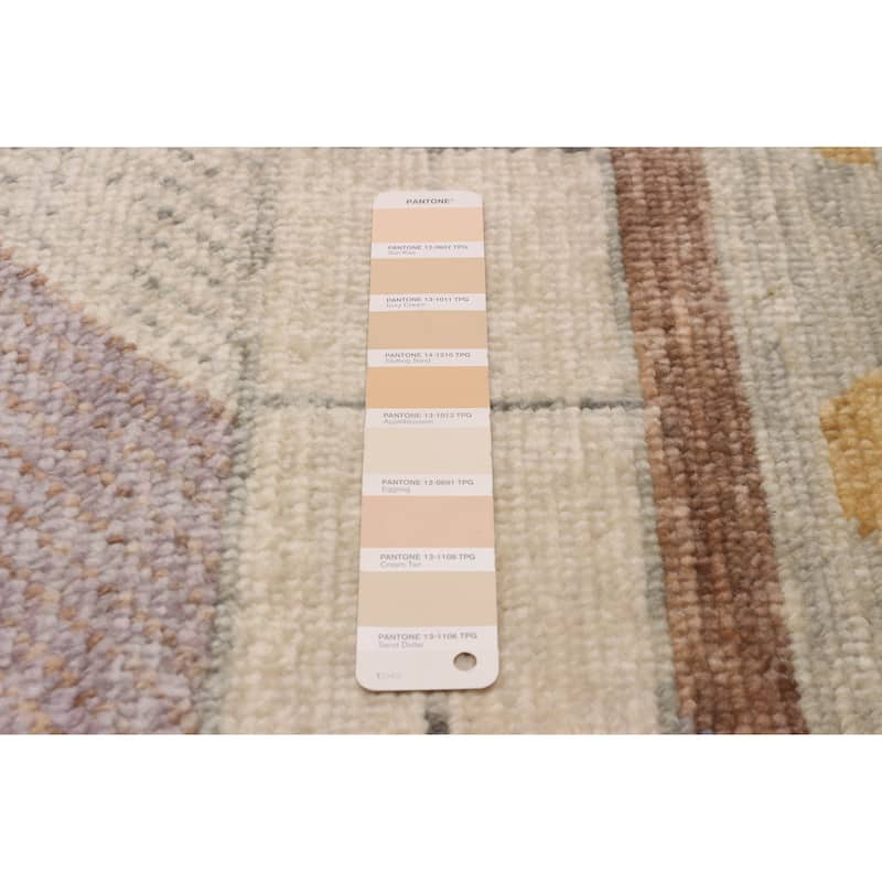 ECARPETGALLERY Hand-knotted Mystique Ivory Wool Rug - 11' 9" x 14' 9"