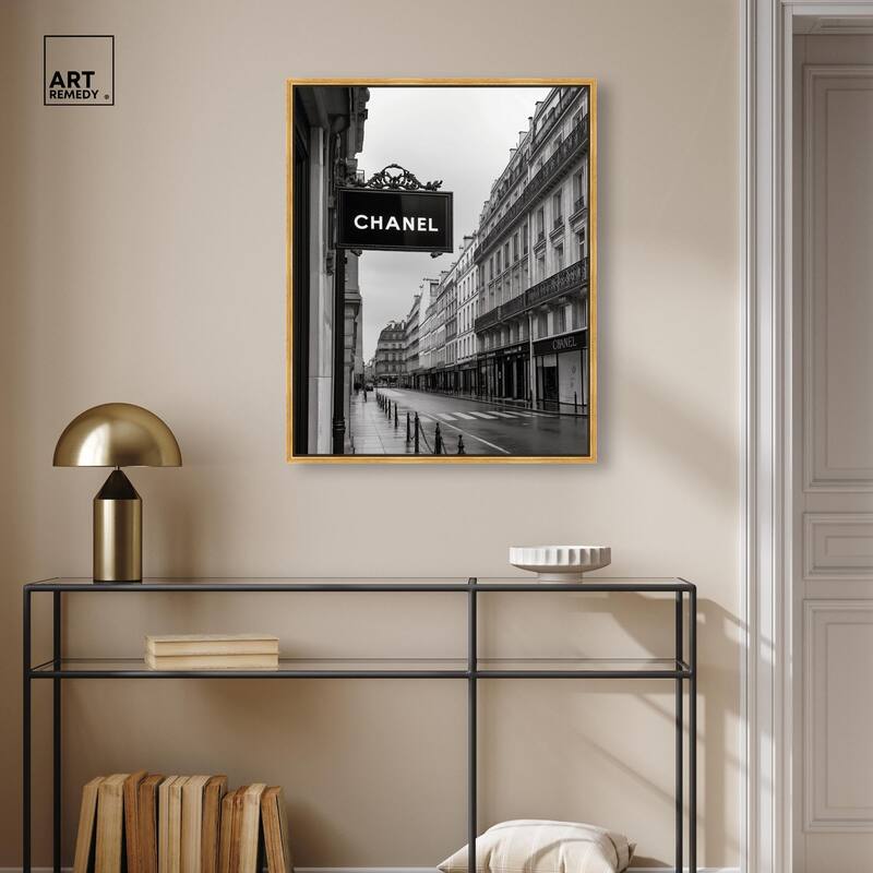 Parisian Fashion Star Canvas by Art Remedy