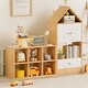 preview thumbnail 2 of 23, Multi-Functional Kids Bookshelf Storage