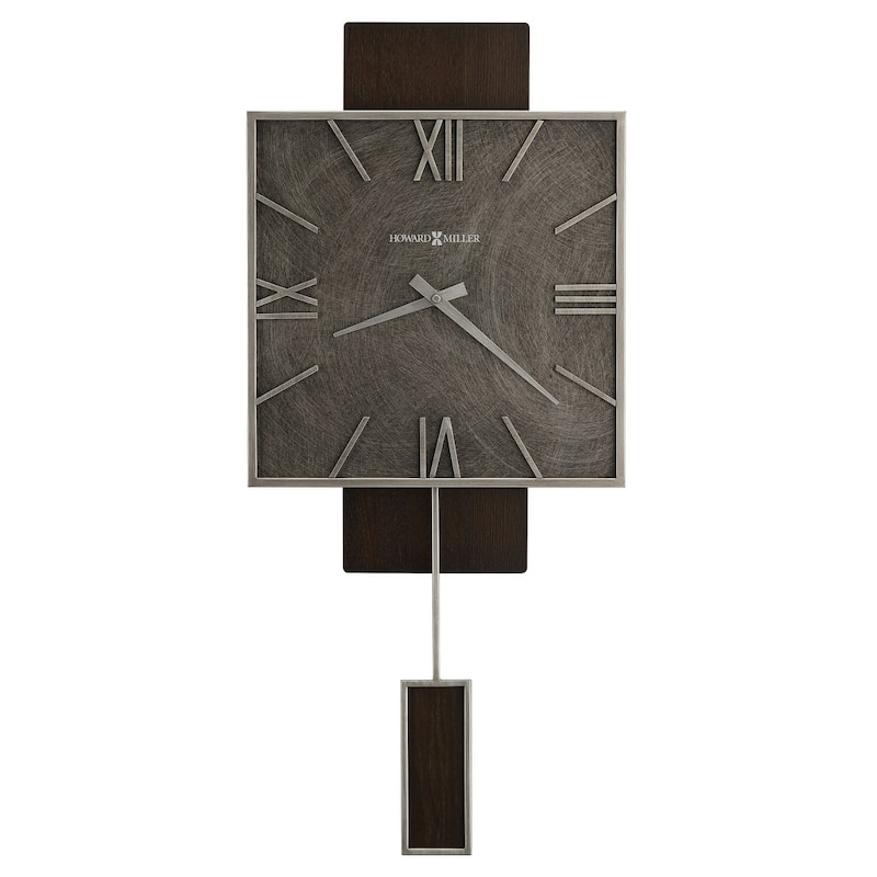 Howard Miller Maclane Wall Clock - Aged Silver