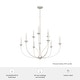 preview thumbnail 11 of 9, Hunter Southcrest Chandelier - Entry, Dining Table, Kitchen Island - Farmhouse, Transitional, Candle