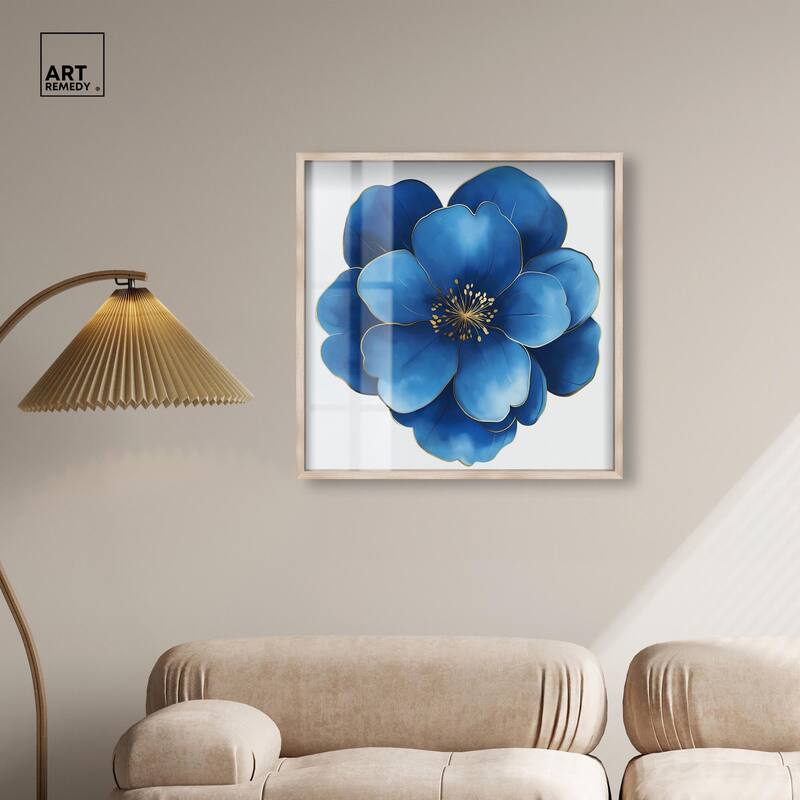 Blue Brilliance I Shadowbox by Art Remedy