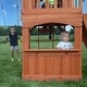 preview thumbnail 5 of 10, Backyard Discovery Atlantis Cedar Wood Swing Set, Slide, Clubhouse - 18'1" x 7'9"