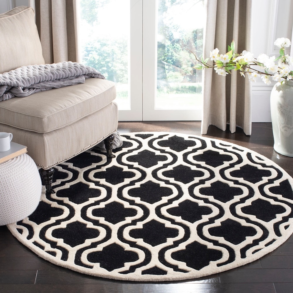 SAFAVIEH Handmade Chatham Sieghilde Modern Moroccan Wool Rug